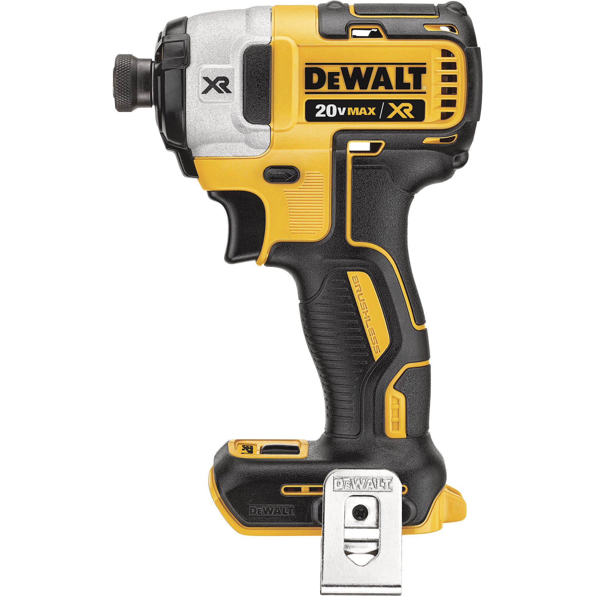 DEWALT 20V MAX XR Cordless Brushless Impact Driver with Hex Drive, Tool Only, 1/4in.-Drive, 152 Ft./Lbs. Torque, Model# DCF887B